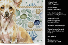 Load image into Gallery viewer, Hairless Palomino Chinese Crested Coastal Sea Glass Kitchen Towel