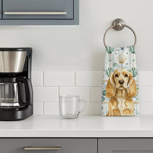 Load image into Gallery viewer, Buff Cocker Spaniel Coastal Sea Glass Kitchen Towel