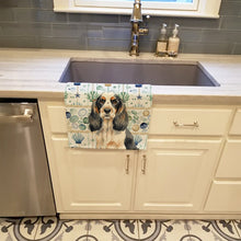 Load image into Gallery viewer, Parti Cocker Spaniel Coastal Sea Glass Kitchen Towel