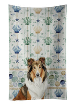 Load image into Gallery viewer, Sable Collie Coastal Sea Glass Kitchen Towel