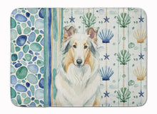 Load image into Gallery viewer, White Collie Coastal Sea Glass Memory Foam Kitchen Mat