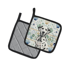 Load image into Gallery viewer, Dalmatian Coastal Sea Glass Pair of Pot Holders