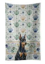 Load image into Gallery viewer, Doberman Pinscher Coastal Sea Glass Kitchen Towel