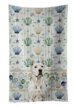 Load image into Gallery viewer, Dogo Argentino Coastal Sea Glass Kitchen Towel