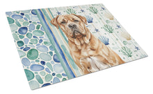 Load image into Gallery viewer, Dogue de Bordeaux Coastal Sea Glass Glass Cutting Board