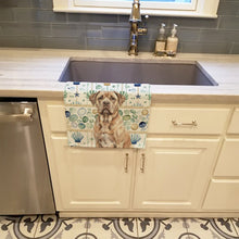 Load image into Gallery viewer, Isabella Dogue de Bordeaux Coastal Sea Glass Kitchen Towel