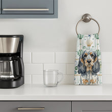 Load image into Gallery viewer, Blue Roan &amp; Tan English Cocker Spaniel Coastal Sea Glass Kitchen Towel
