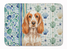 Load image into Gallery viewer, Orange Roan English Cocker Spaniel Coastal Sea Glass Memory Foam Kitchen Mat