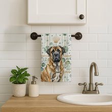 Load image into Gallery viewer, Brindle English Mastiff Coastal Sea Glass Kitchen Towel