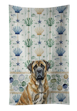 Load image into Gallery viewer, Brindle English Mastiff Coastal Sea Glass Kitchen Towel