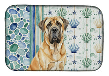 Load image into Gallery viewer, Fawn English Mastiff Coastal Sea Glass Dish Drying Mat