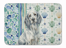 Load image into Gallery viewer, Blue Belton English Setter Coastal Sea Glass Memory Foam Kitchen Mat