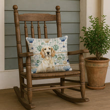 Load image into Gallery viewer, Lemon Belton English Setter Coastal Sea Glass Throw Pillow