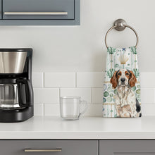 Load image into Gallery viewer, Tricolor English Setter Coastal Sea Glass Kitchen Towel