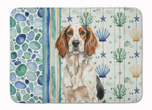 Load image into Gallery viewer, Tricolor English Setter Coastal Sea Glass Memory Foam Kitchen Mat