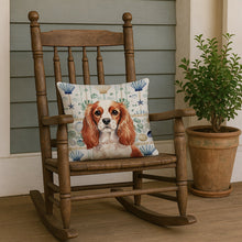 Load image into Gallery viewer, Blenheim English Toy Spaniel Coastal Sea Glass Throw Pillow