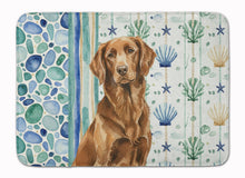 Load image into Gallery viewer, Liver Flat-Coated Retriever Coastal Sea Glass Memory Foam Kitchen Mat