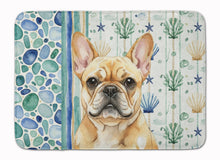 Load image into Gallery viewer, Fawn French Bulldog Coastal Sea Glass Memory Foam Kitchen Mat