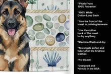 Load image into Gallery viewer, German Shepherd Coastal Sea Glass Kitchen Towel