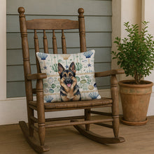 Load image into Gallery viewer, German Shepherd Coastal Sea Glass Throw Pillow