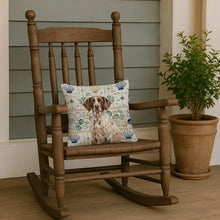 Load image into Gallery viewer, German Shorthaired Pointer Coastal Sea Glass Throw Pillow