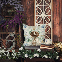 Load image into Gallery viewer, German Shorthaired Pointer Coastal Sea Glass Throw Pillow