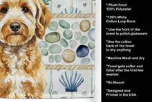 Load image into Gallery viewer, Goldendoodle Coastal Sea Glass Kitchen Towel