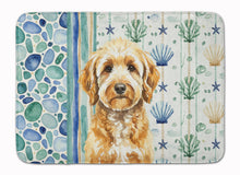 Load image into Gallery viewer, Goldendoodle Coastal Sea Glass Memory Foam Kitchen Mat