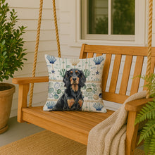 Load image into Gallery viewer, Gordon Setter Coastal Sea Glass Throw Pillow