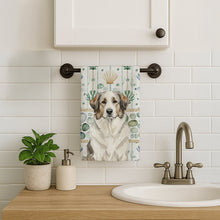 Load image into Gallery viewer, Badger Great Pyrenees Coastal Sea Glass Kitchen Towel