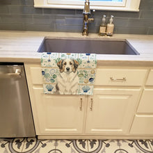 Load image into Gallery viewer, Badger Great Pyrenees Coastal Sea Glass Kitchen Towel