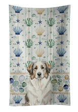 Load image into Gallery viewer, Badger Great Pyrenees Coastal Sea Glass Kitchen Towel