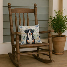Load image into Gallery viewer, Greater Swiss Mountain Dog Coastal Sea Glass Throw Pillow