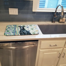 Load image into Gallery viewer, Black Greyhound Coastal Sea Glass Dish Drying Mat