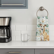 Load image into Gallery viewer, Fawn Greyhound Coastal Sea Glass Kitchen Towel