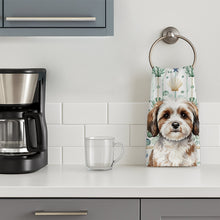 Load image into Gallery viewer, Parti-color Havanese Coastal Sea Glass Kitchen Towel