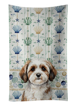 Load image into Gallery viewer, Parti-color Havanese Coastal Sea Glass Kitchen Towel