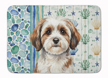 Load image into Gallery viewer, Parti-color Havanese Coastal Sea Glass Memory Foam Kitchen Mat