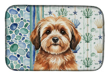 Load image into Gallery viewer, Sable Havanese Coastal Sea Glass Dish Drying Mat