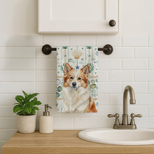 Load image into Gallery viewer, Tan Icelandic Sheepdog Coastal Sea Glass Kitchen Towel