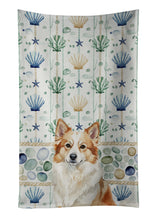 Load image into Gallery viewer, Tan Icelandic Sheepdog Coastal Sea Glass Kitchen Towel