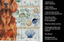 Load image into Gallery viewer, Irish Setter Coastal Sea Glass Kitchen Towel