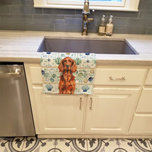 Load image into Gallery viewer, Irish Setter Coastal Sea Glass Kitchen Towel