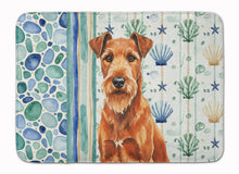 Load image into Gallery viewer, Irish Terrier Coastal Sea Glass Memory Foam Kitchen Mat