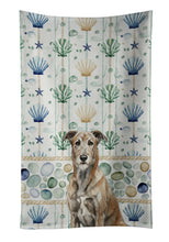 Load image into Gallery viewer, Brindle Irish Wolfhound Coastal Sea Glass Kitchen Towel