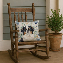 Load image into Gallery viewer, Tricolor Japanese Chin Coastal Sea Glass Throw Pillow