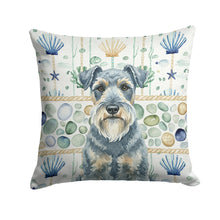 Load image into Gallery viewer, Kerry Blue Terrier Coastal Sea Glass Throw Pillow