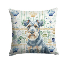 Load image into Gallery viewer, Blue Lakeland Terrier Coastal Sea Glass Throw Pillow