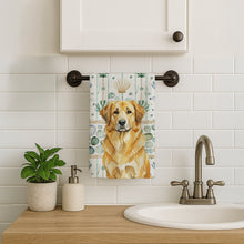 Load image into Gallery viewer, Lion Yellow Leonberger Coastal Sea Glass Kitchen Towel