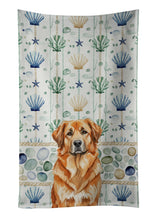 Load image into Gallery viewer, Red Leonberger Coastal Sea Glass Kitchen Towel